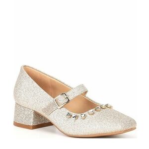 Copper Key Cece Sparkle Heart Mary Jane Pumps  Girls 4M